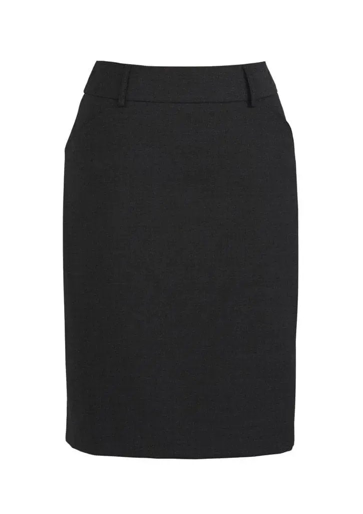 Biz Corporates Womens Multi Pleat Skirt 24015 Corporate Wear Biz Corporates 4 Black